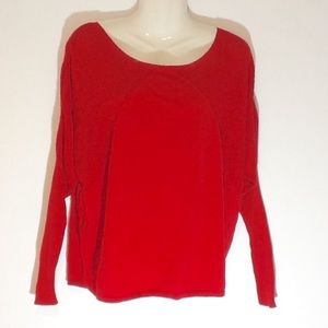 NWT OLD NAVY Women's Red Long Sleeve Top Size S
